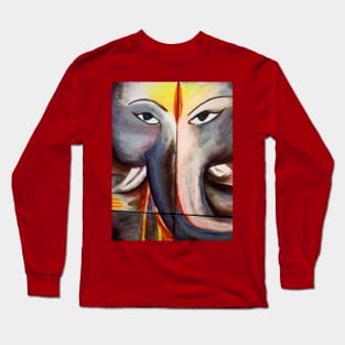 Almost Yoga Ganesha 1 Long Sleeve T-Shirt